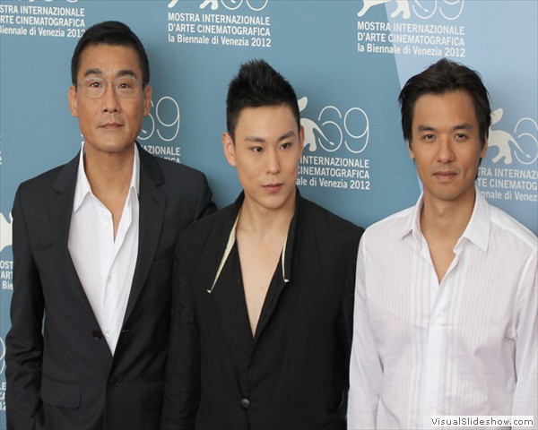 (L-R) Leung, Xiaochao e Fung