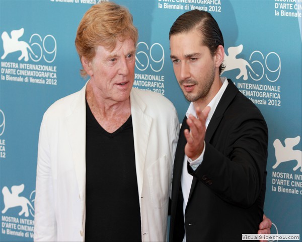 THE COMPANY YOU KEEP Robert Redford con Shia LaBeouf